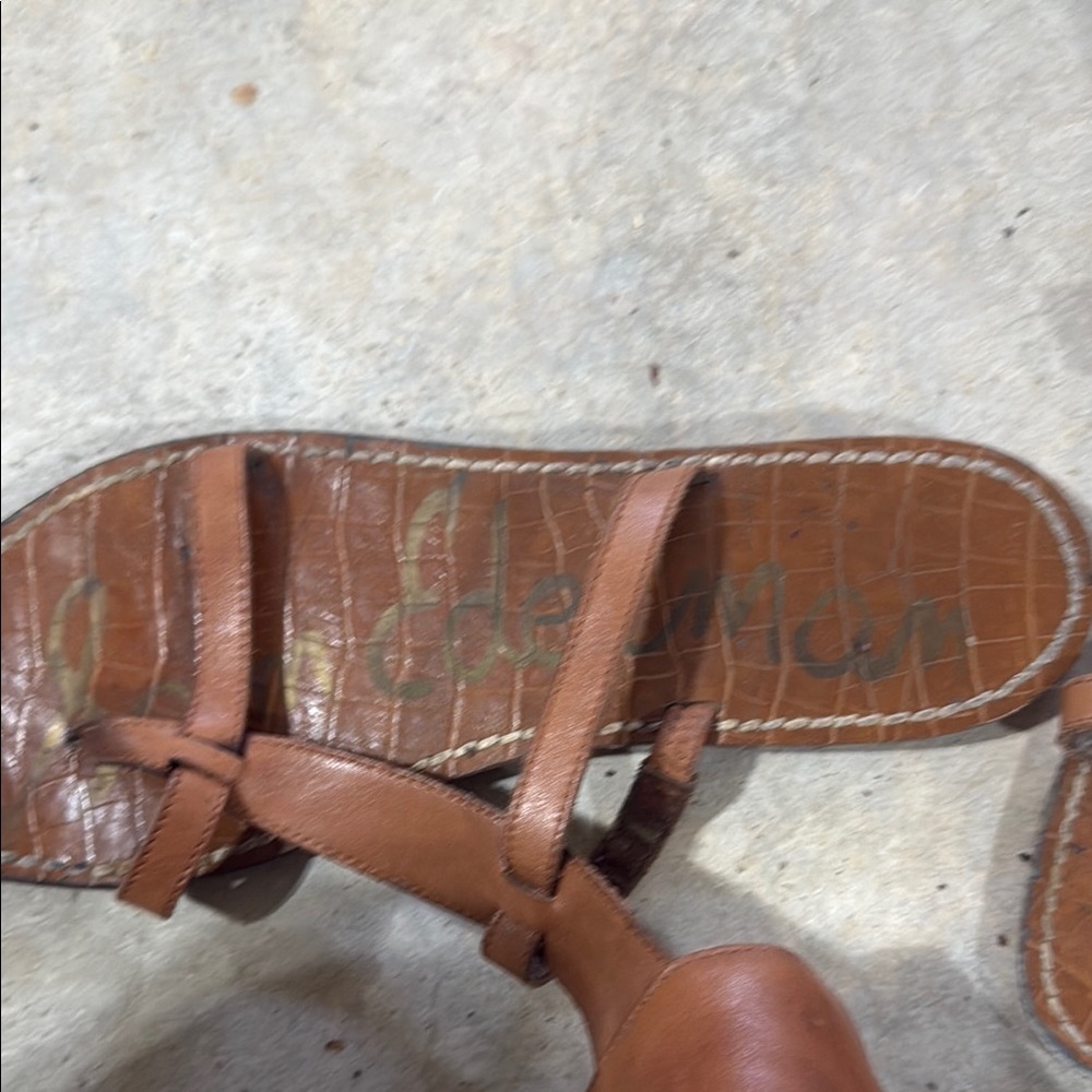 Sam Edelman Brown Gladiator Sandals - Picture 6 of 10
